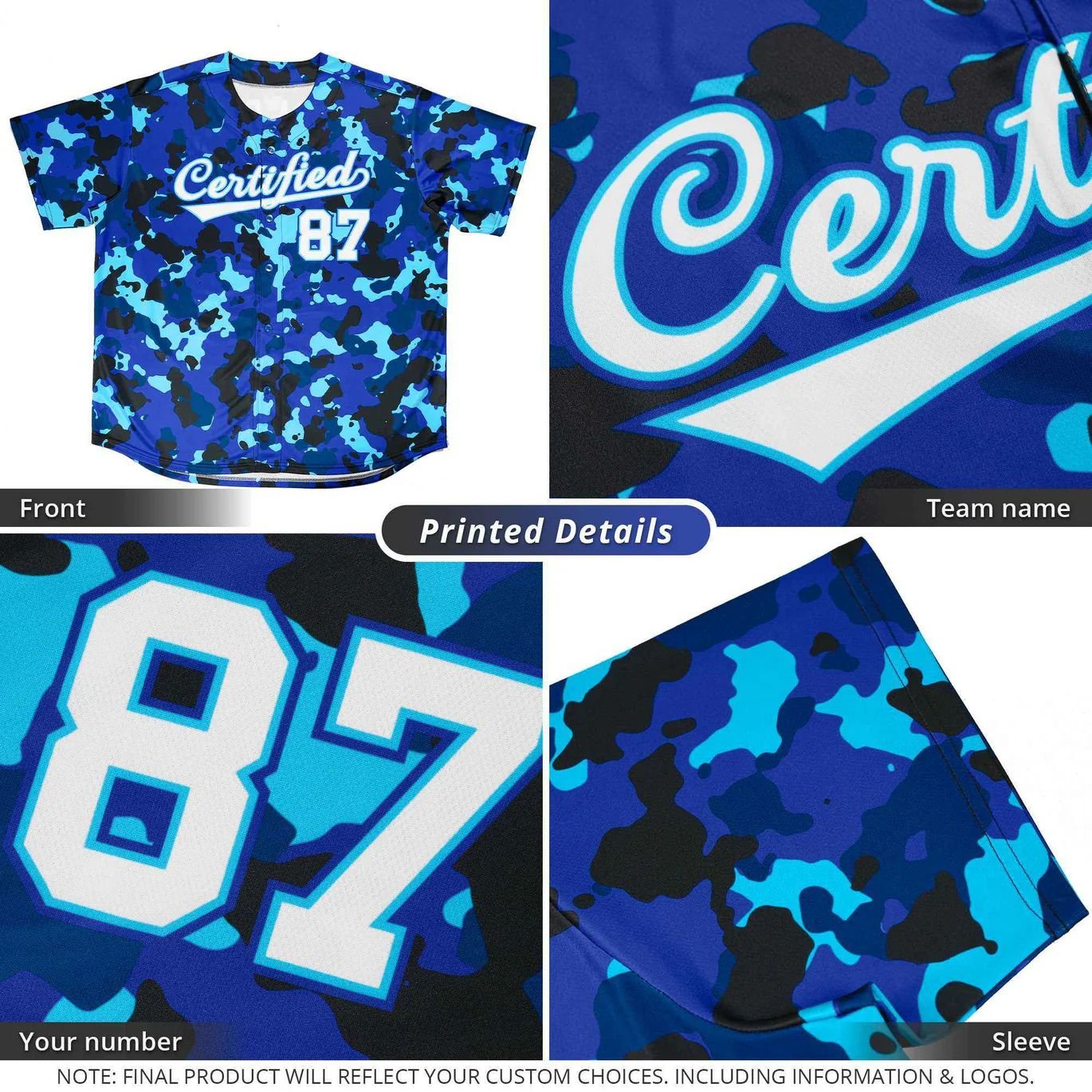 Make Your Own Custom Baseball Jersey USA