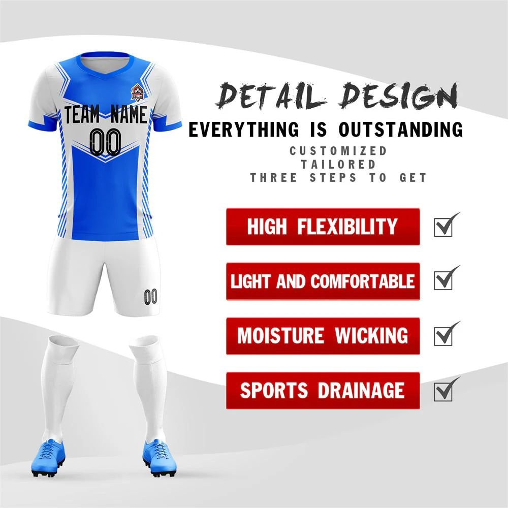 High-quality personalized soccer uniforms fabric and stitching