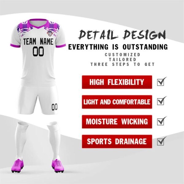 Premium fabric soccer kits girls – breathable, quick dry, sublimated uniforms.